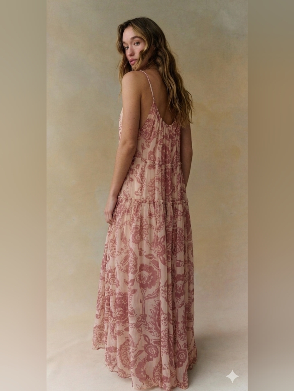 Free People In the Garden Julianna Maxi size M Rose - Picture 3 of 12
